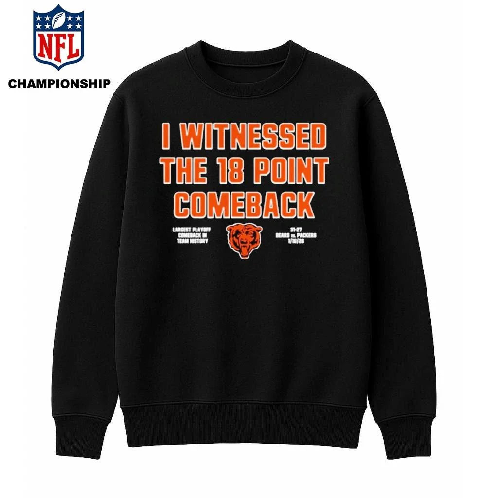 I Witnessed The 18 Point Comeback Shirt