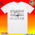 Ice Cream Sandwich Comic Cute Logo T-shirt
