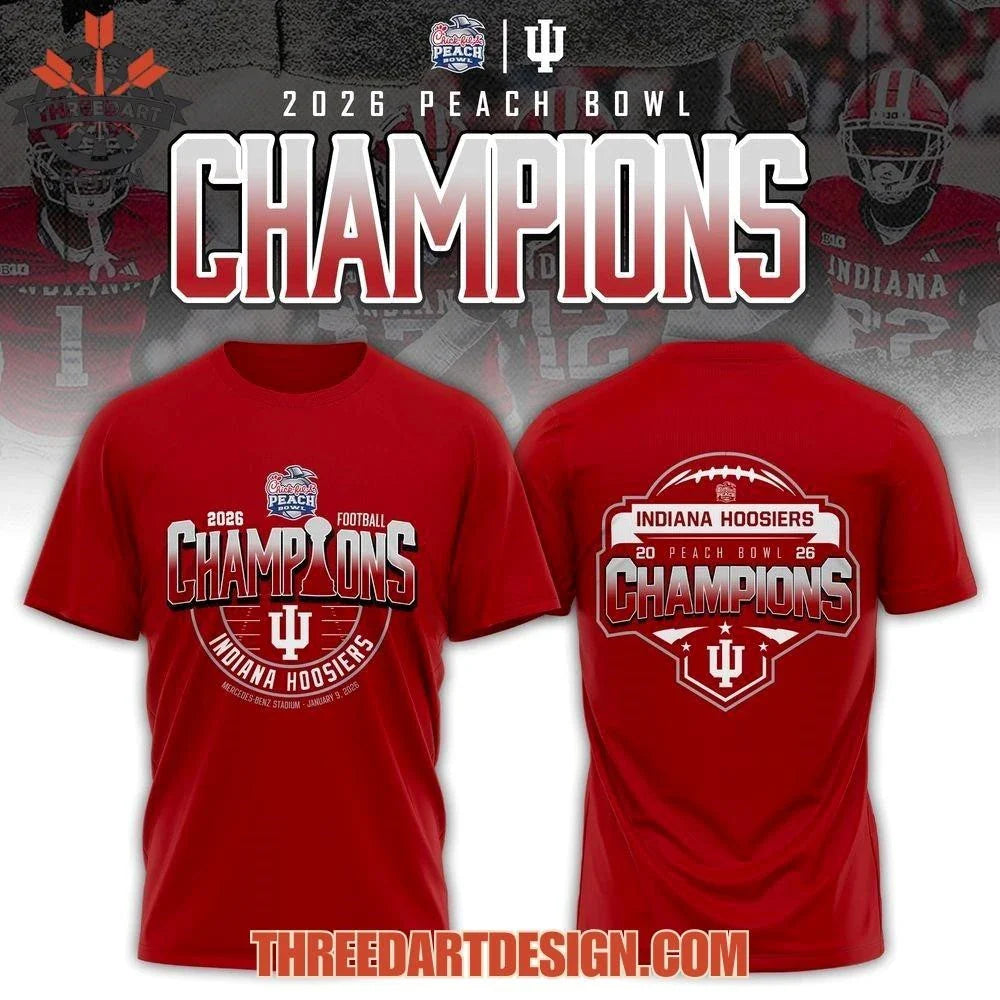 IH 2026 Football Peach Bowl Champions 2 Sides Shirt