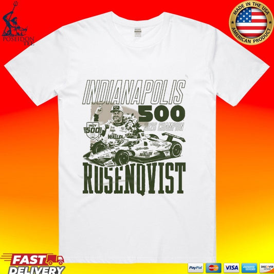 Indianapolis Indy 500 Winner Felix Rosenqvist 2026 Champion T-shirt