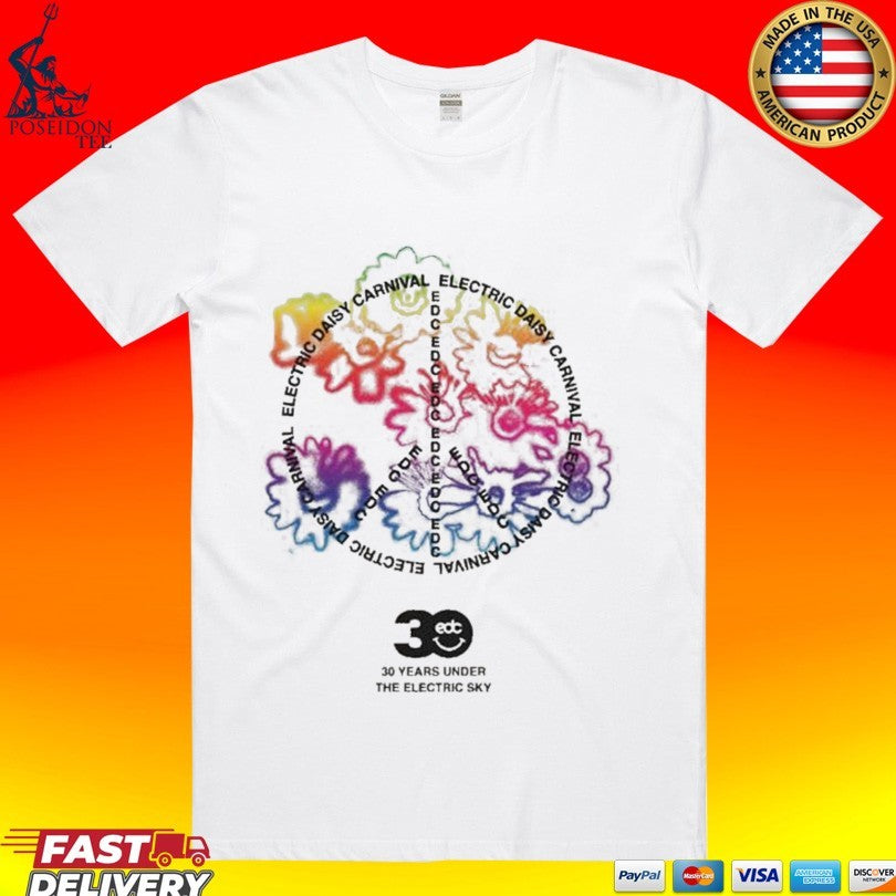 Insomniac Peace Edc 30th Year T-shirt