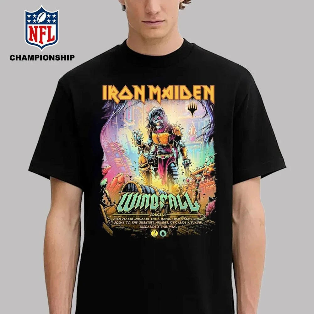 Iron Maiden X Magic The Gathering Windfall Eddie Shirt