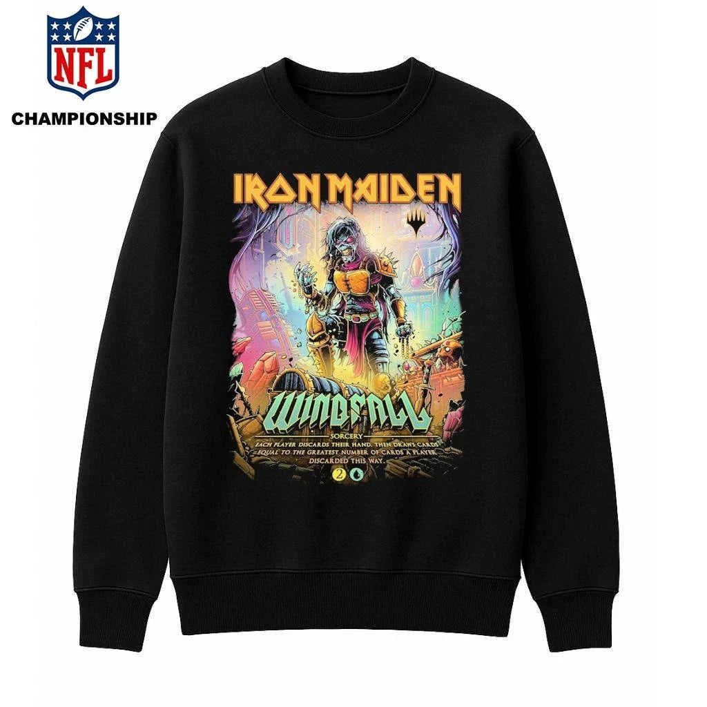 Iron Maiden X Magic The Gathering Windfall Eddie Shirt