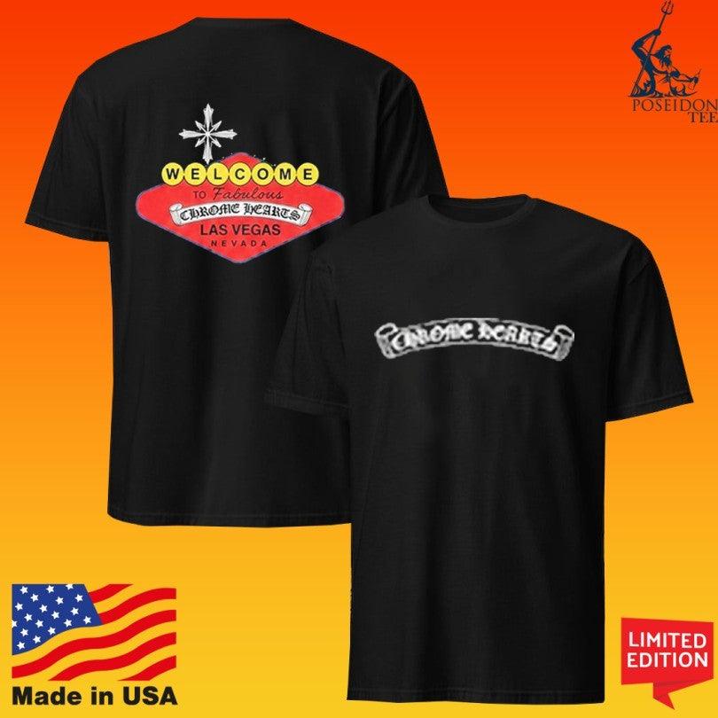 J-hope Chrome Hearts Welcome To Vegas T-shirt