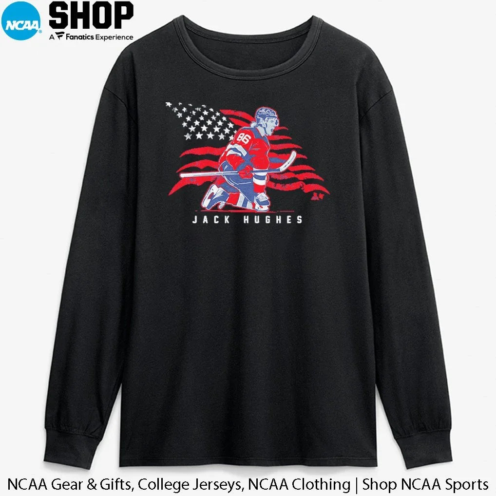 Jack Hughes Stars &amp; Stripes Superstar Pose T-Shirt