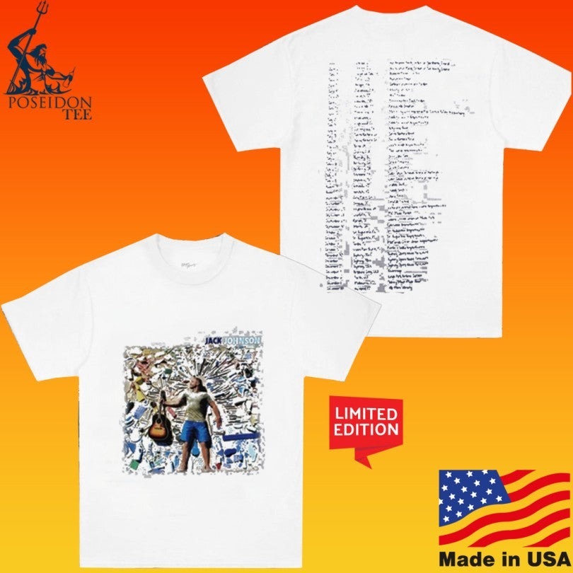 Jack Johnson Music 2017 Grey Tour T-shirt
