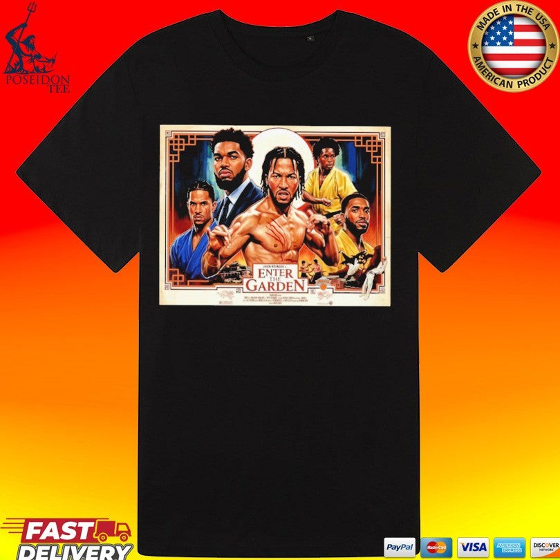 Jalen Brunson New York Knicks Enter The Garden Martial Arts T-shirt
