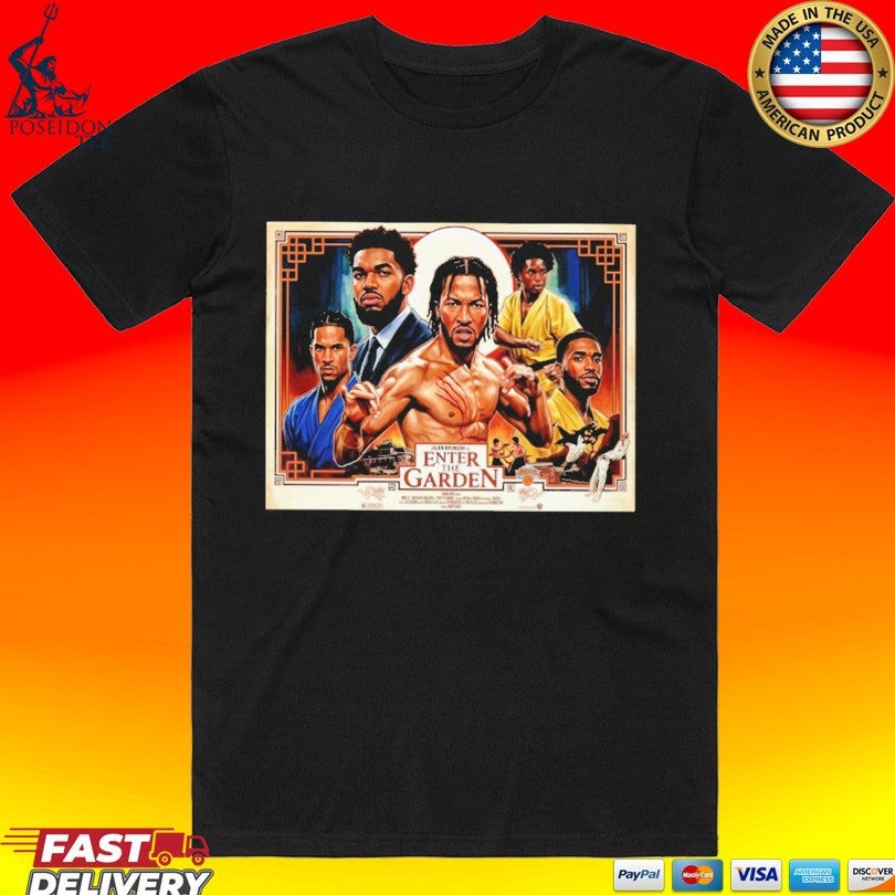 Jalen Brunson New York Knicks Enter The Garden Martial Arts T-shirt