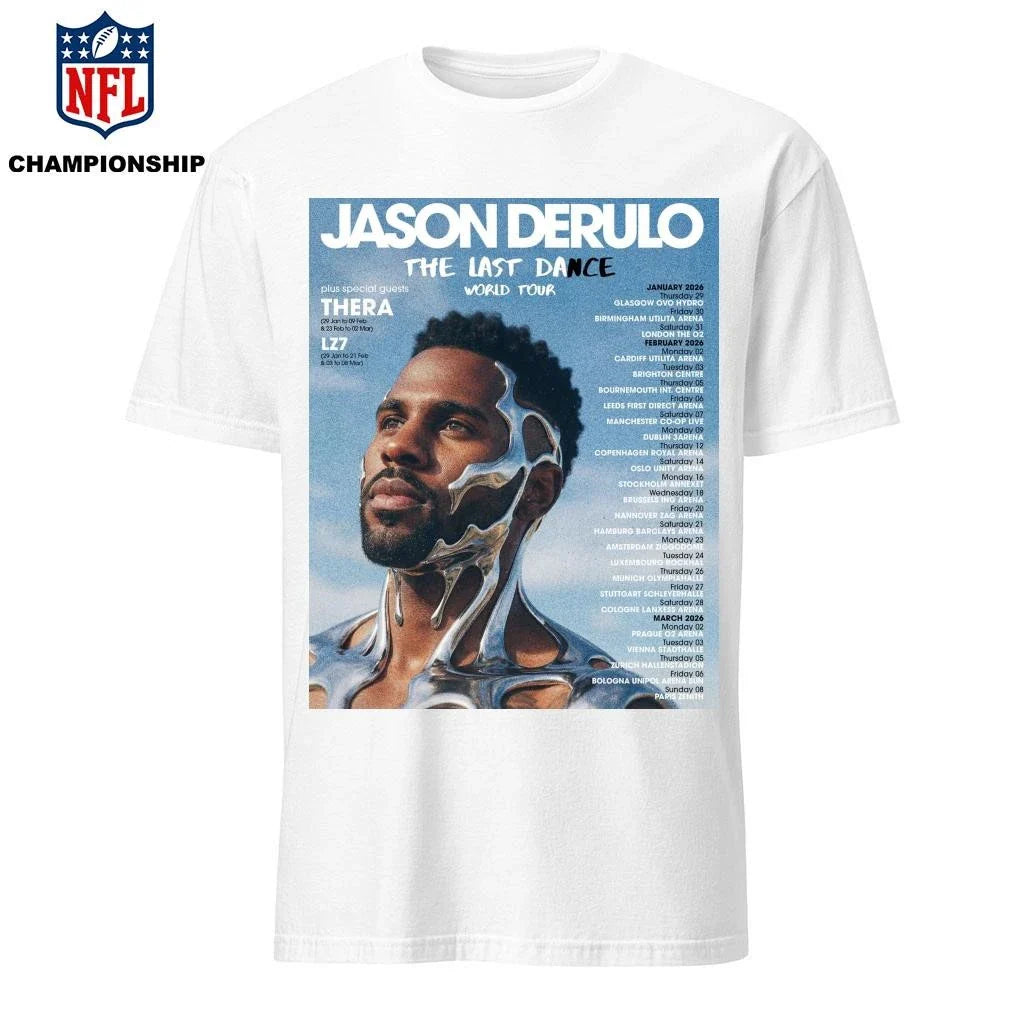 Jason Derulo The Last Dance World Tour 2026 Schedule Tour Dates Shirt
