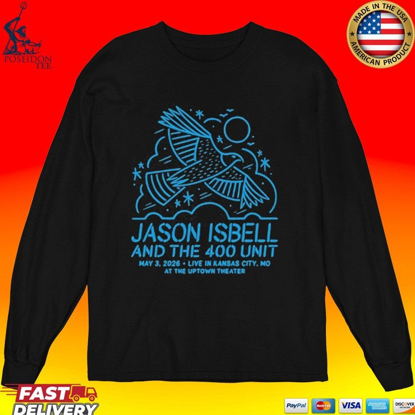 Jason Isbell And The 400 Unit 3 May 2026 Kansas City, Mo T-shirt
