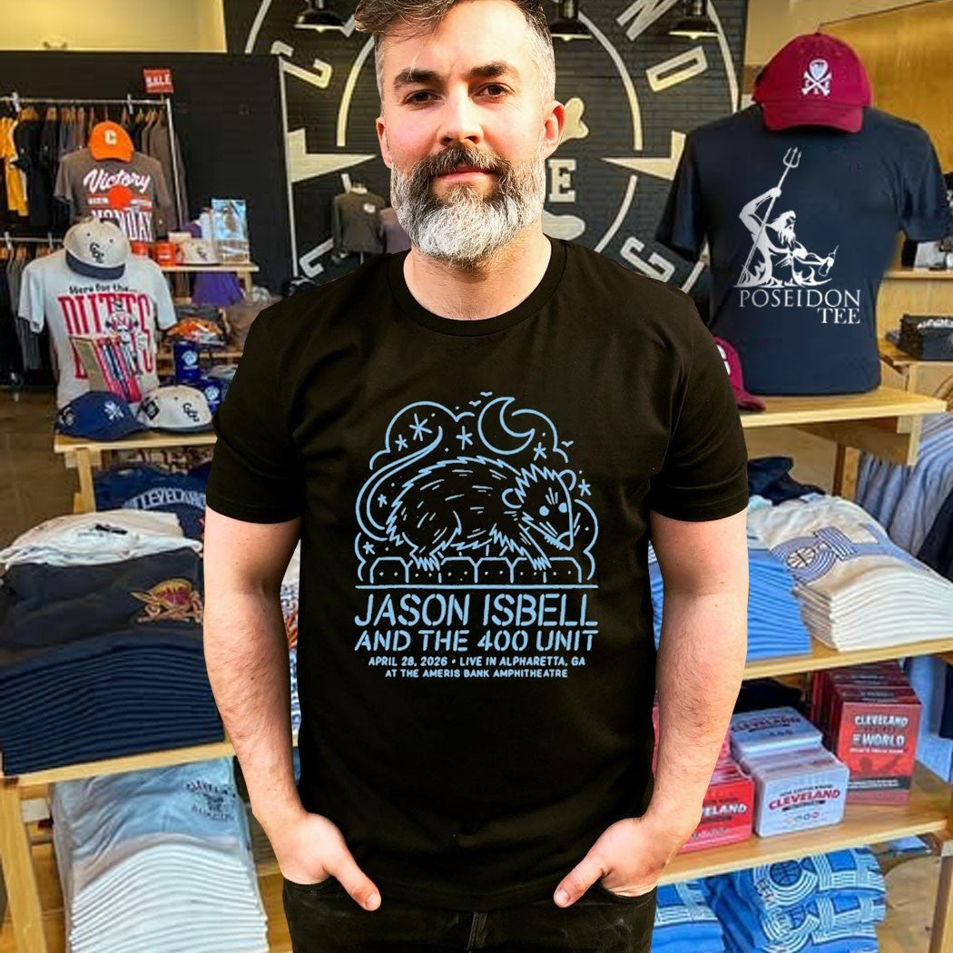 Jason Isbell And The 400 Unit Ameris Bank Amphitheatre In Alpharetta Ga Apr 28 2026 T-shirt