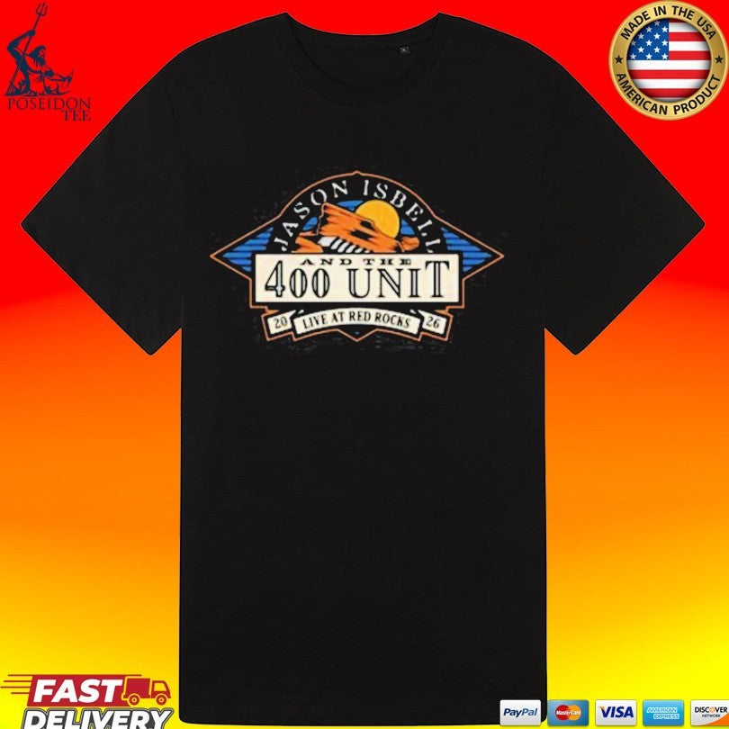 Jason Isbell The 2026 Red Rocks T-shirt