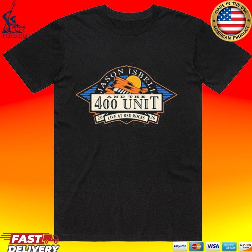 Jason Isbell The 2026 Red Rocks T-shirt