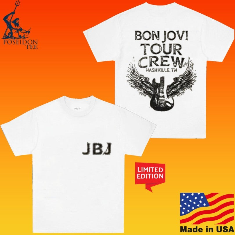 Jbj’s Nashville Jbj’s Bon Jovi Tour Crew Tie Dye T-shirt