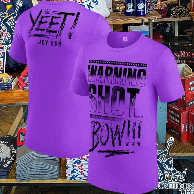 Jeet Jey Uso Warning Shot Bow T-shirt