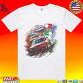 Jerk Off Racism Racing On T-shirt