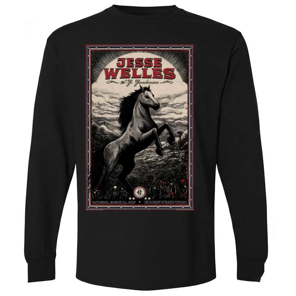 Jesse Wellles Berkeley CA 3.21.2026 Poster Shirt