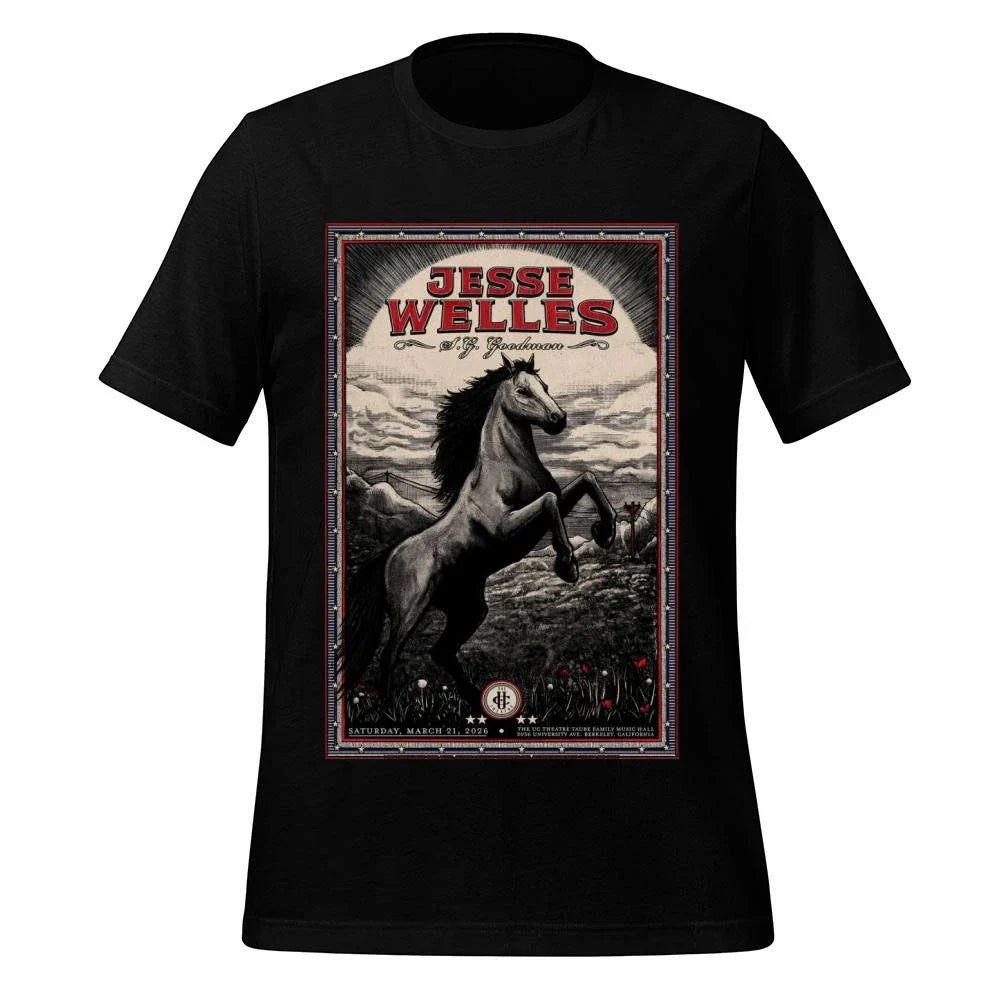 Jesse Wellles Berkeley CA 3.21.2026 Poster Shirt