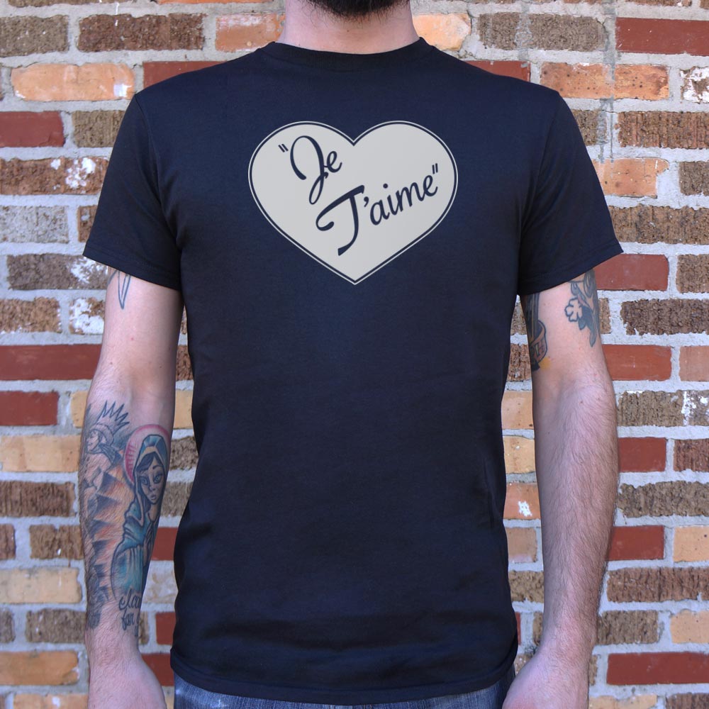 Je T'aime French I Love You Heart