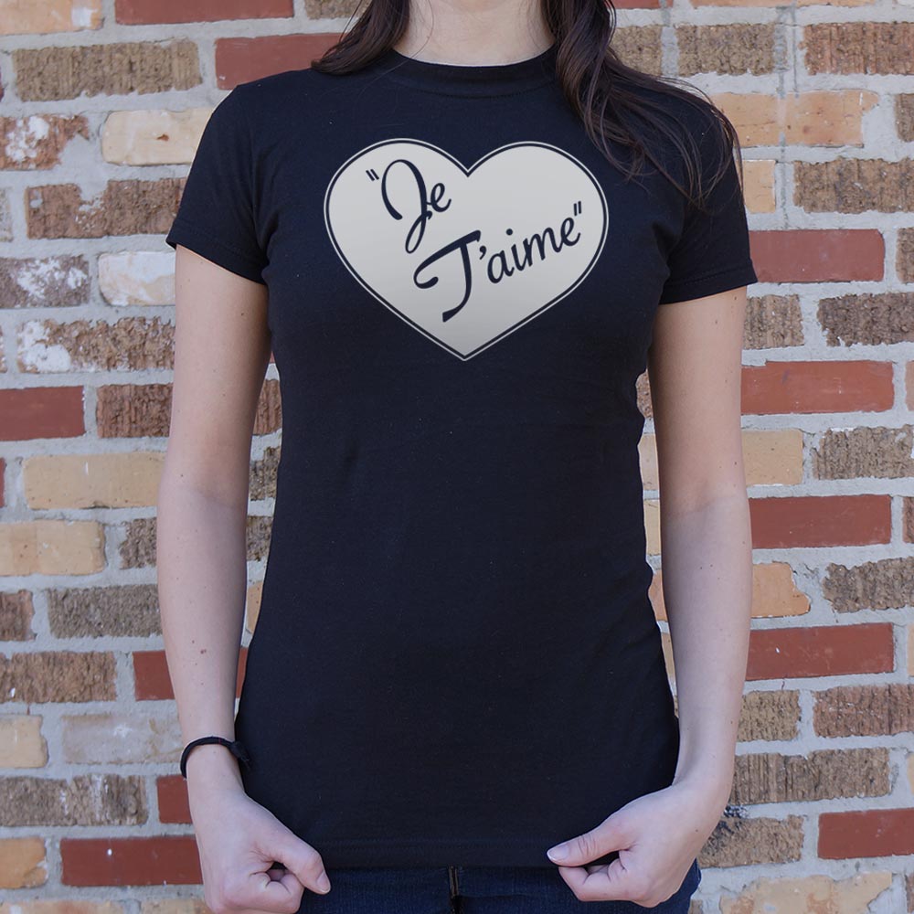 Je T'aime French I Love You Heart