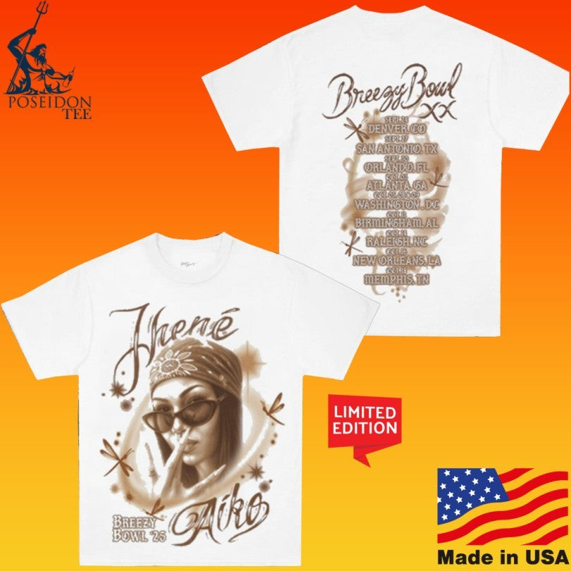 Jhene Aiko Jhene Tour Breezy Bowl 25 T-shirt