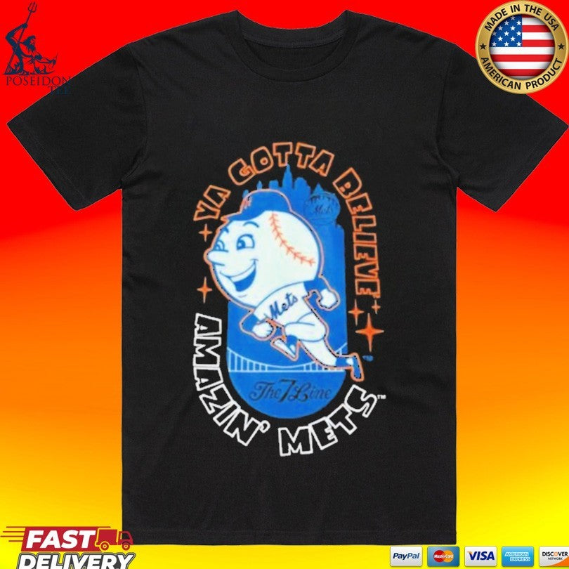 Joba Chamberlain Ya Gotta Believe Amazin’ Mets T-shirt