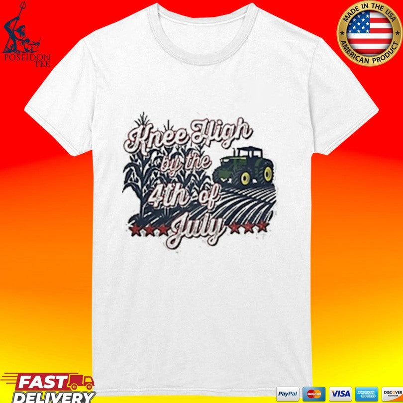 John Deere Ib Knee High 4th July T-shirt