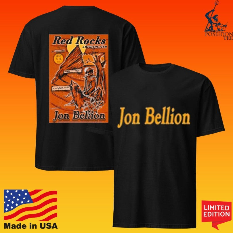 Jon Bellion Red Rocks June 11 2026 T-shirt