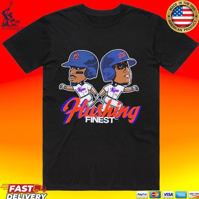 Juan Soto And Francisco Lindor Flushing Finest T-shirt