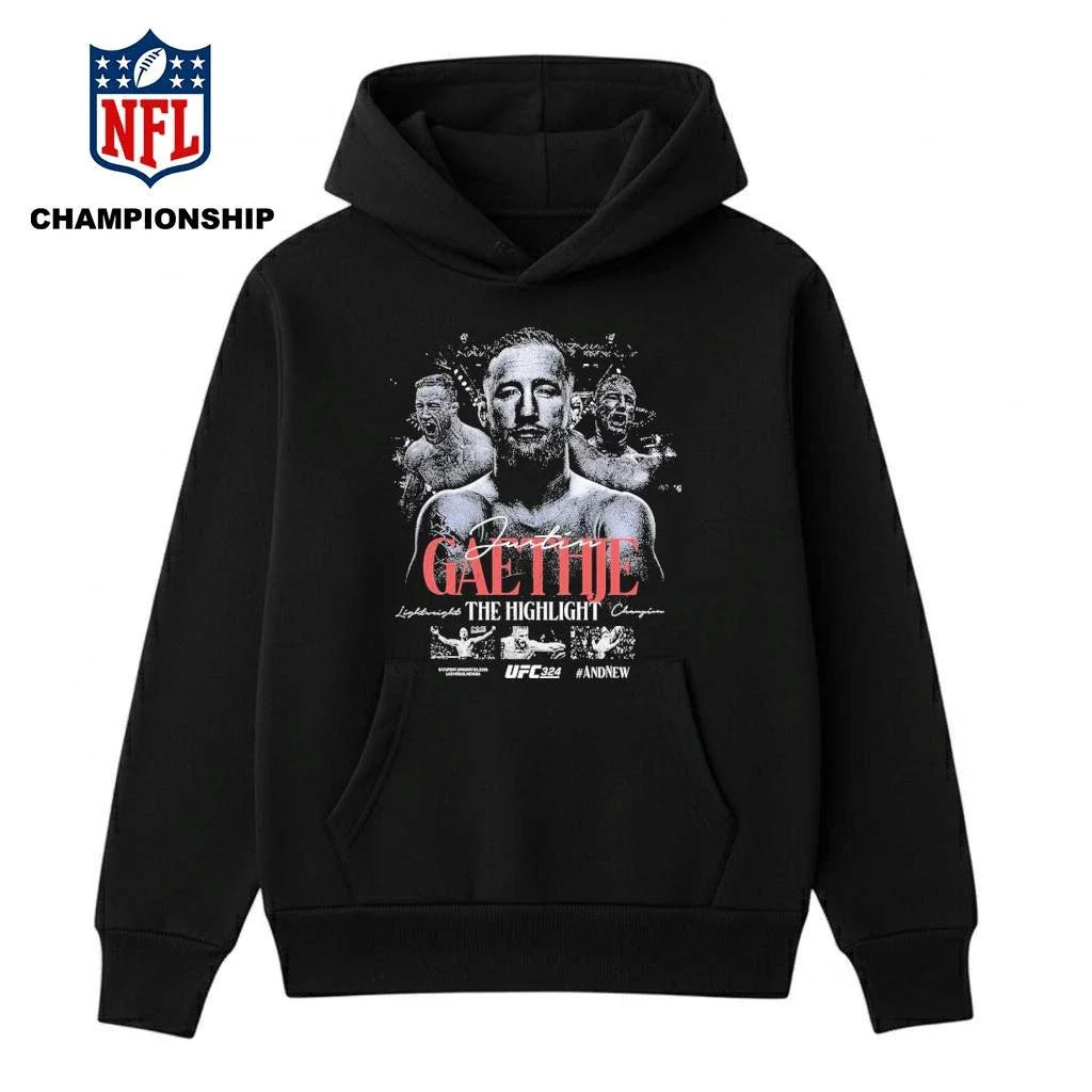 Justin Gaethje UFC 324 AndNew Interim Lightweight Champion Shirt