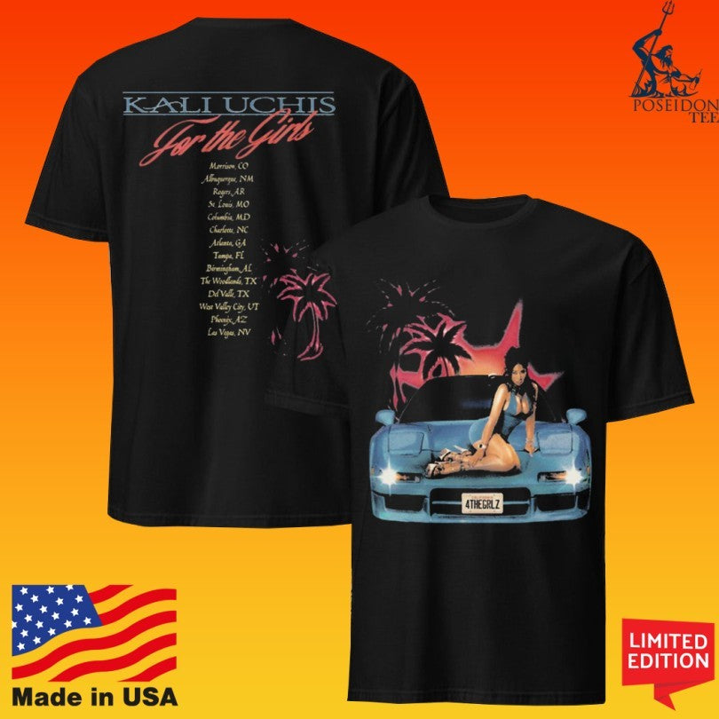 Kali Uchis For The Girls Black Flag Tour Dates T-shirt