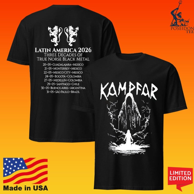 Kampfar May 27 2026 Medellín, Colombia T-shirt