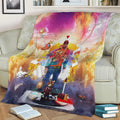 kanye west all albums Fleece Throw Blanket