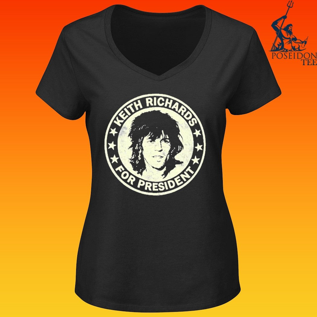 Keith Richards For President T-shirt