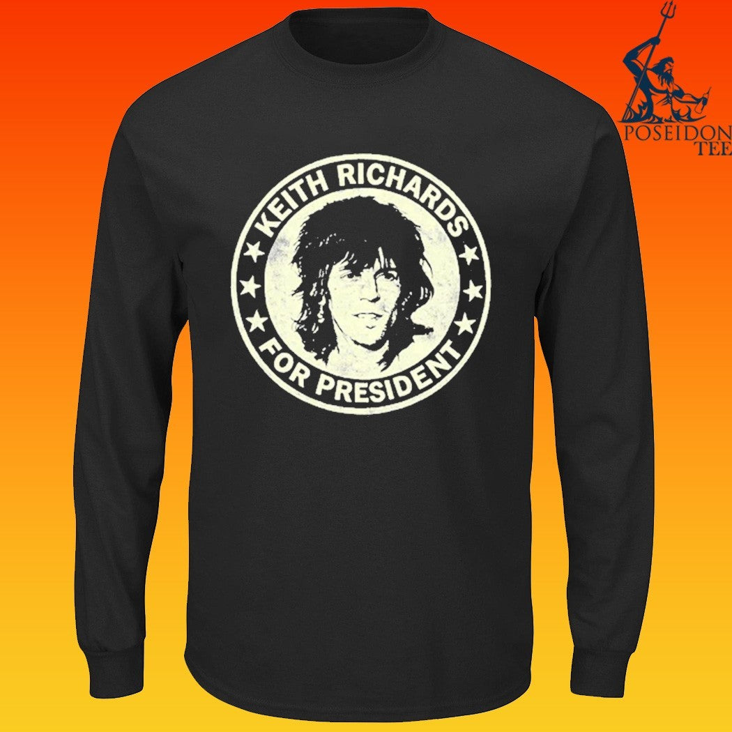 Keith Richards For President T-shirt