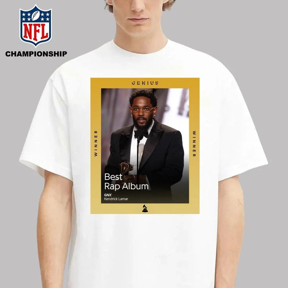 Kendrick Lamar Wins Best Rap Album GNX Grammy Awards 2026 Shirt