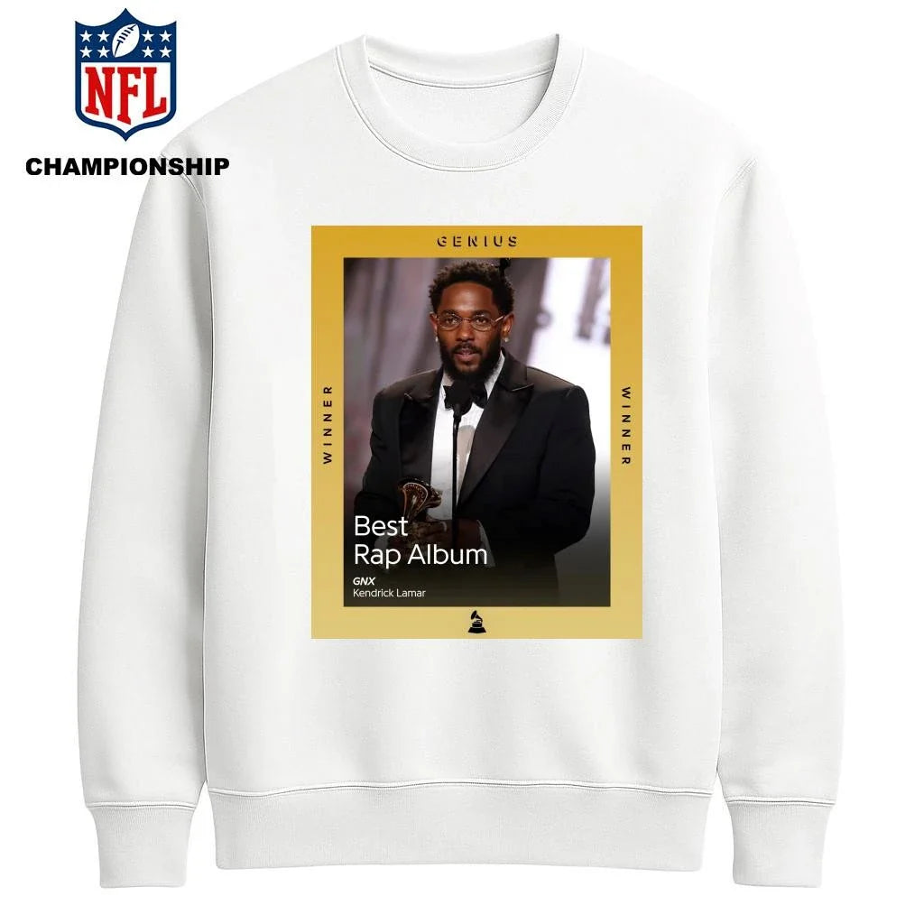 Kendrick Lamar Wins Best Rap Album GNX Grammy Awards 2026 Shirt