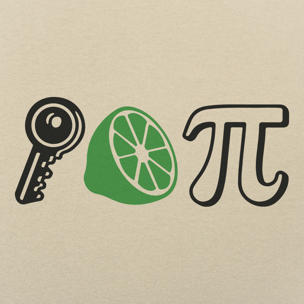 Key Lime Pi Rebus with Key, Lime and Pi Symbol