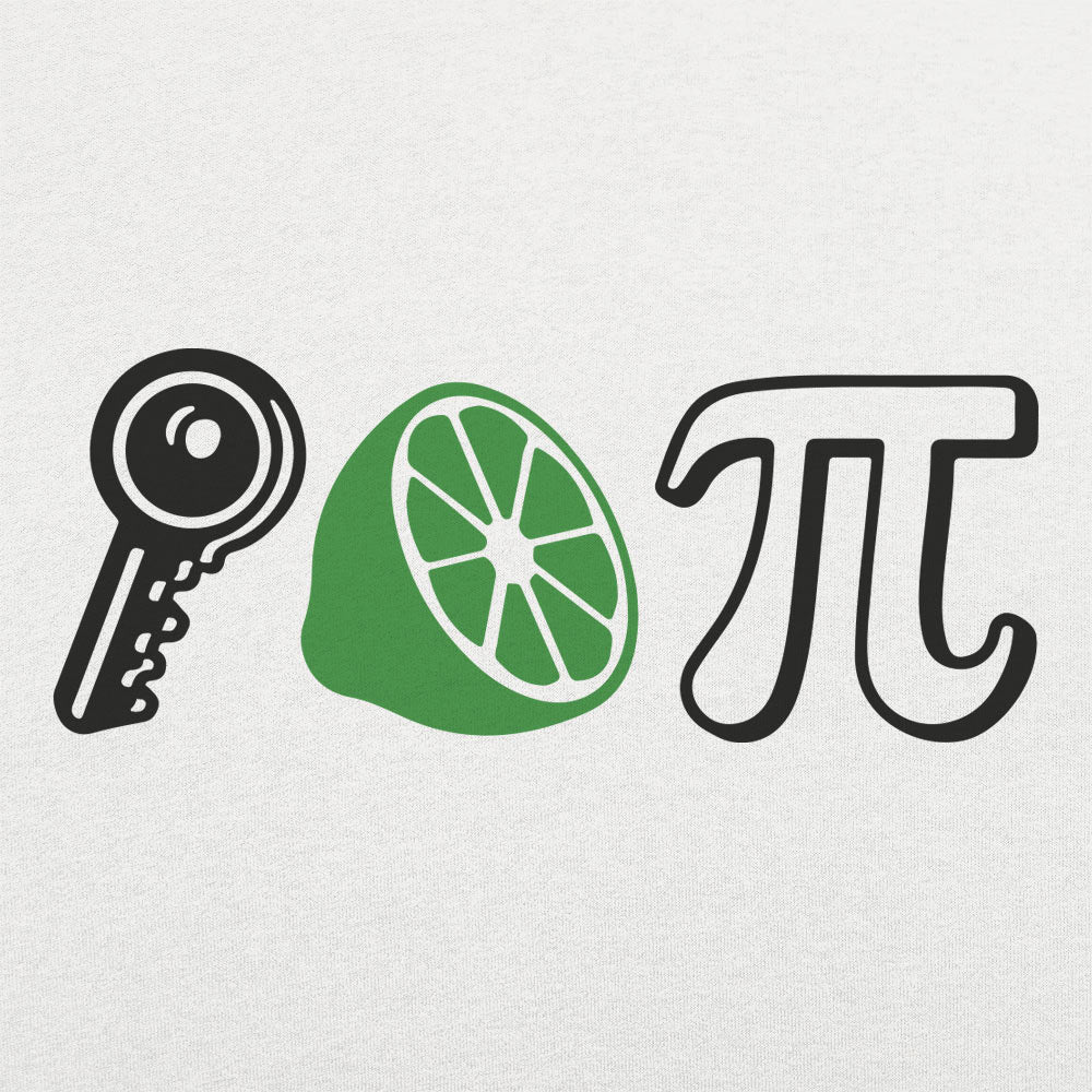 Key Lime Pi Rebus with Key, Lime and Pi Symbol