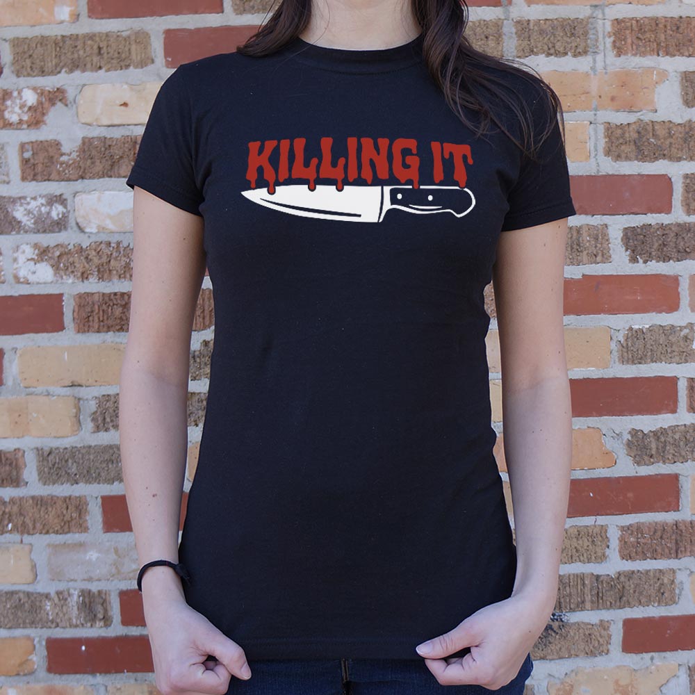 Killing It Bloody Knife Pun