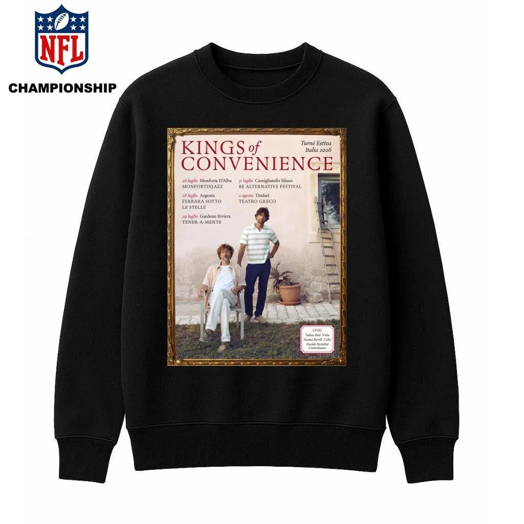 Kings Of Convenience Turne Estiva Italian Tour 2026 Poster Shirt