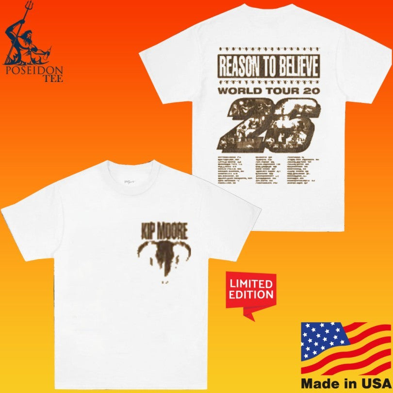Kip Moore Reason To Believe Tour T-shirt