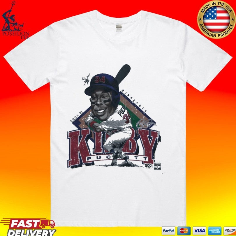 Kirby Puckett Minnesota Bruce Stark Collection T-shirt