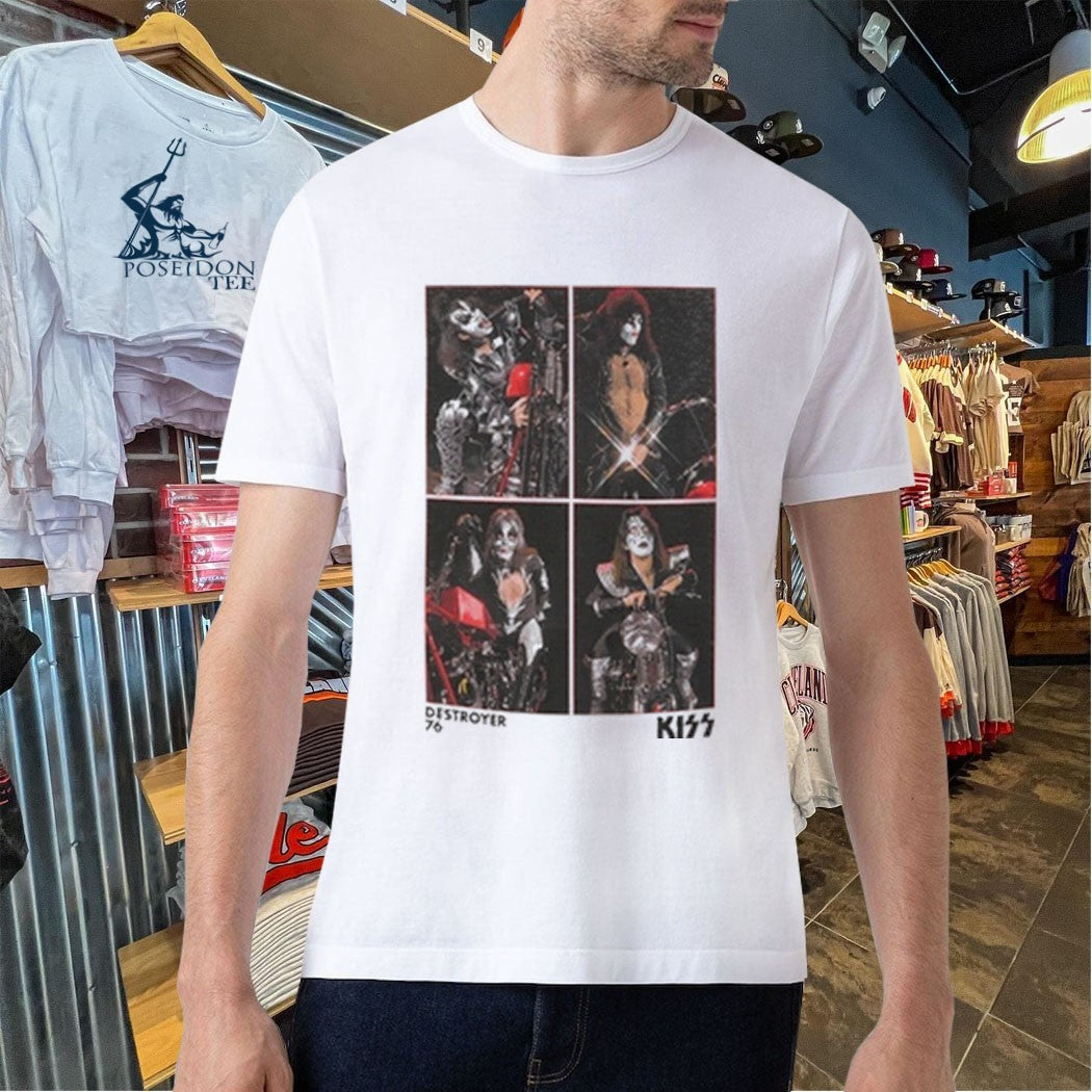 Kiss Moto Shoot Destroyer 76 T-shirt