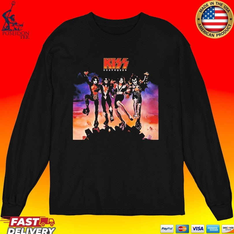 Kiss X Roblox 1976 Destroyer T-shirt
