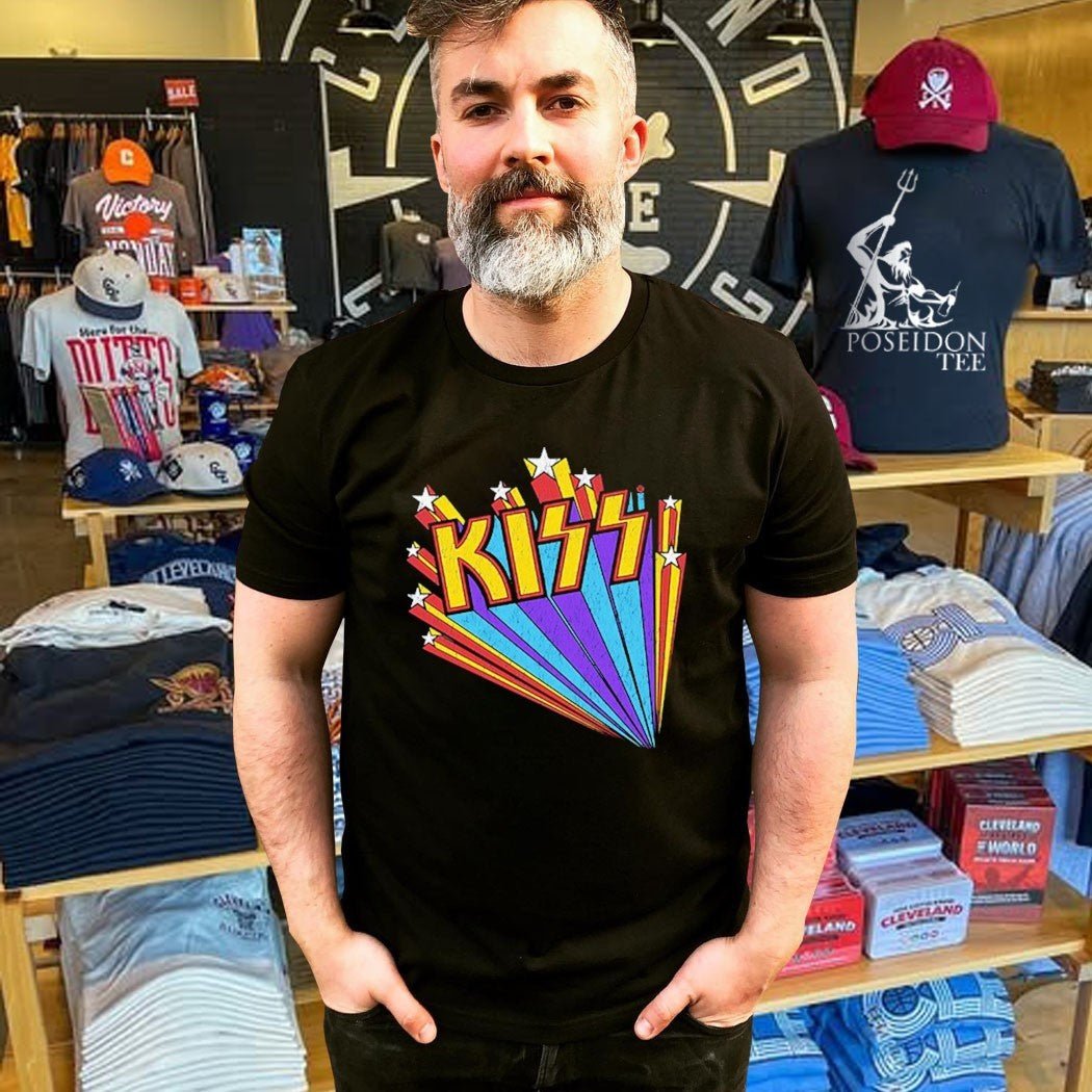 Kiss X Roblox Stars Logo T-shirt