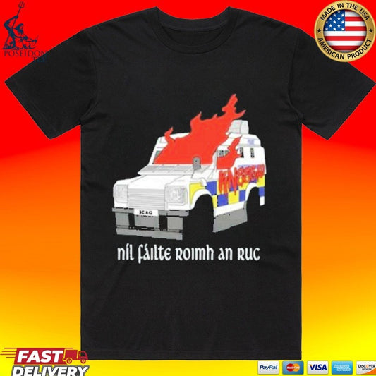 Kneecap Merch Ruc Not Welcome T-shirt