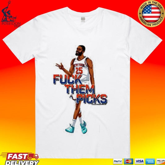 Knicks Fuck Them Picks Graphic T-shirt