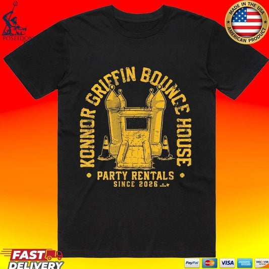 Konnor Griffin Bounce House Party Rentals Since 2026 T-shirt
