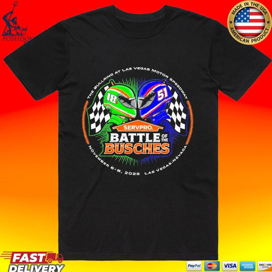 Kyle Buschs Wife Battle of the Busches T-shirt